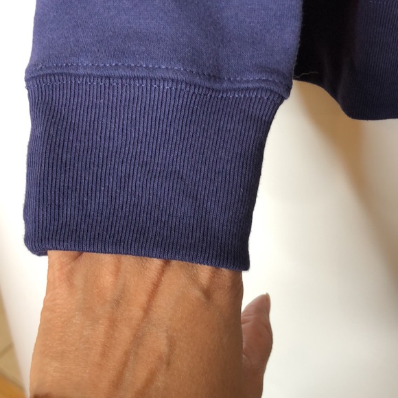 NWT Seattle Seahawks Womens OTS 1/4 zip Fleece Foil Navy NFL Team Apparel LARGE - Picture 5 of 9